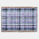 Search for purple plaid blankets White