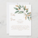 Search for green and gold bridal shower invitations Foliage