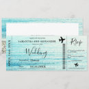 Search for boarding pass wedding save the dates Ocean