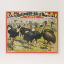 Search for vintage circus puzzles Lithograph