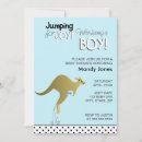 Search for blue kangaroo invitations Australia