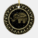 Search for elephant christmas tree decorations Gold