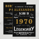 Search for 1970 birthday invitations Typography