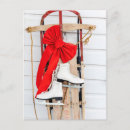 Search for old fashioned christmas cards Sled