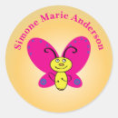 Search for cartoon butterfly stickers Girl