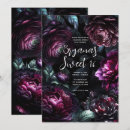 Search for moody floral invitations Dark