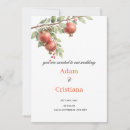 Search for pomegranate wedding invitations Fruit