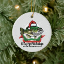 Search for santa fishing christmas tree decorations For him