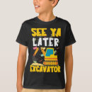 Search for engineer kids tshirts Excavator