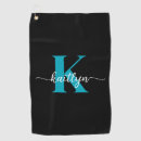 Search for modern trendy golf towels Black