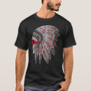 Search for indian chief skull tshirts Eagle