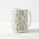 Search for cream green mugs Pattern