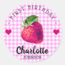 Search for pink girl birthday stickers Party