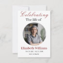 Search for celebration of life cards Minimalist