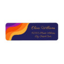 Search for curved return address labels Curves