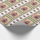 Search for gingerbread house wrapping paper Candy canes