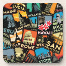 Search for vintage travel coasters Usa