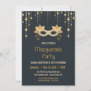 Search for masquerade birthday invitations Modern