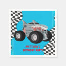 Search for checkered flag napkins Boy