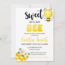 Search for bumblebee baby shower invitations Sweet as can bee