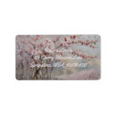 Search for blossoms return address labels Sakura