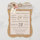 Search for twine wedding invitations Lace