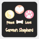 Search for gsd stickers German shepherd dog
