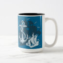 Search for man in boat mugs Blue