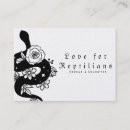 Search for pet reptile business cards Snake