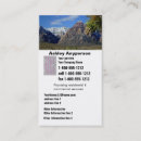 Search for scenery business cards Mountains
