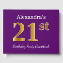 Search for 21st guest books Twenty first birthday