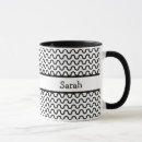 Search for horizontal lines mugs Black and white