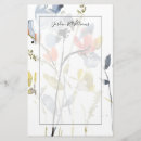 Search for wildflower stationery paper Watercolors