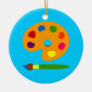 Search for paint palette christmas tree decorations Colourful