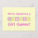 Search for gamer baby invitations Cute