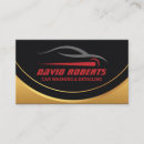 Search for black car business cards Professional