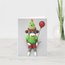 Search for cute monkey birthday cards Children