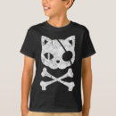 Search for skull cat tshirts Scary