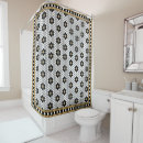 Search for mosaic shower curtains Black