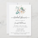 Search for watercolor floral bridal shower invitations Simple