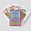 Search for pink flamingo playing cards Poker