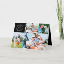 Search for monogram photo cards Black and white