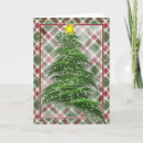 Search for red green white christmas cards Plaid