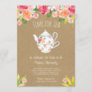 Search for retirement tea party invitations For her