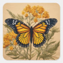 Search for butterflies flowers stickers Monarch