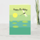 Search for dragonfly birthday cards Green