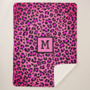 Search for pink leopard print blankets Cheetah