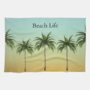Search for palm trees tea towels Vacation