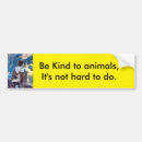 Search for be kind to animals bumper stickers Cat