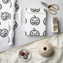 Search for spooky wrapping paper Jack o lantern
